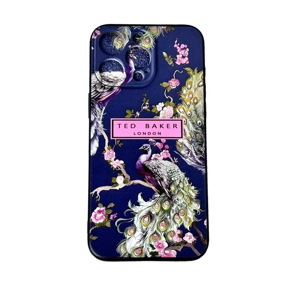 Ted Baker London Peacock Design Phone Case - Blue. Excellent condition